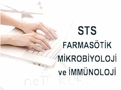 STS Eczacılık Online Farmasötik Mikrobiyoloji ve İmmünoloji Dersleri